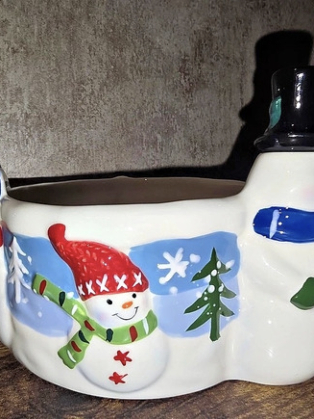 st. nicholas square Dip 'N Mix Set Snowman Dip Mix Set in White & Blue